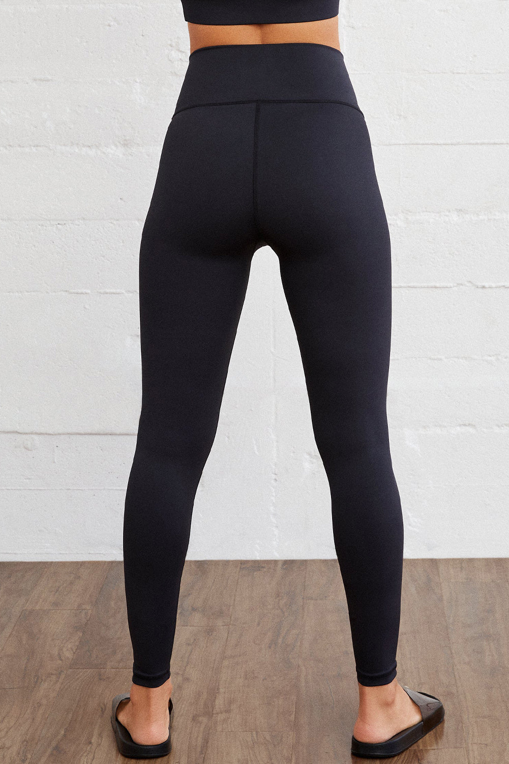 Black Arched Waist Seamless Leggings