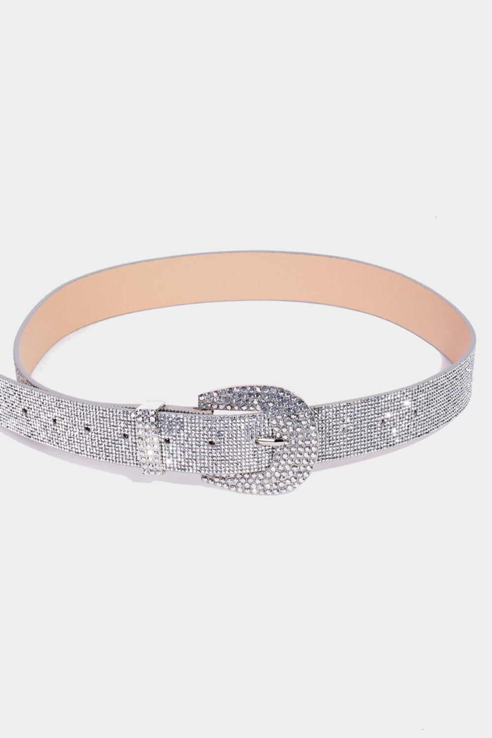 Rhinestone Embellished Belt - 2 colors