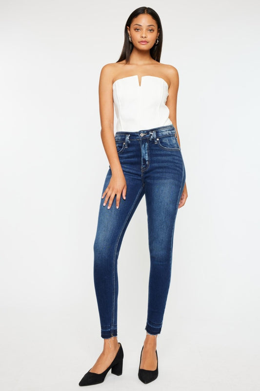 Kancan High Rise Skinny Ankle Jeans