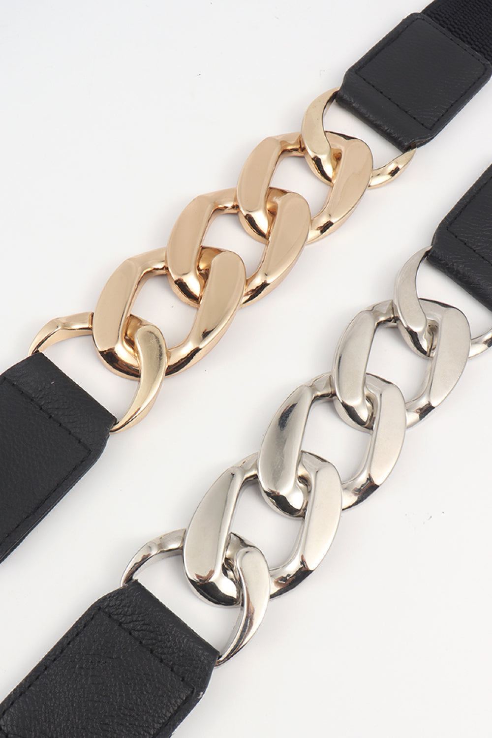 Elastic Belt with Chain Detail - 4 colors