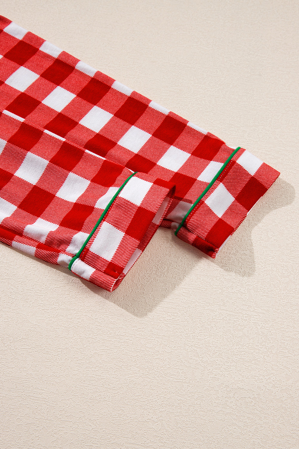 Red Plaid Christmas Pajama Set