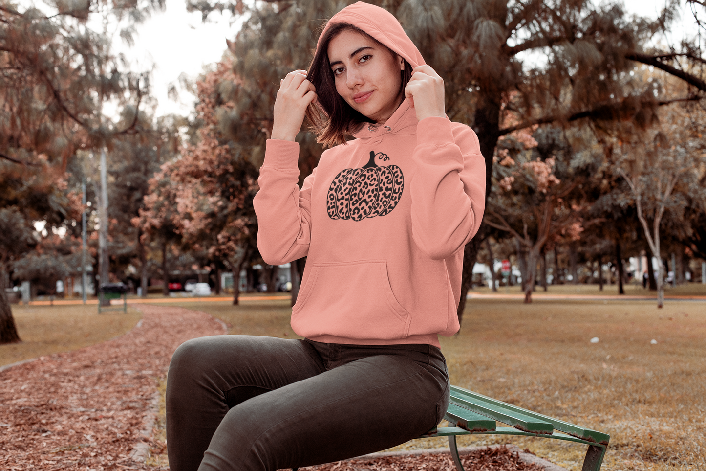 Cheetah Pumpkin Hoodie