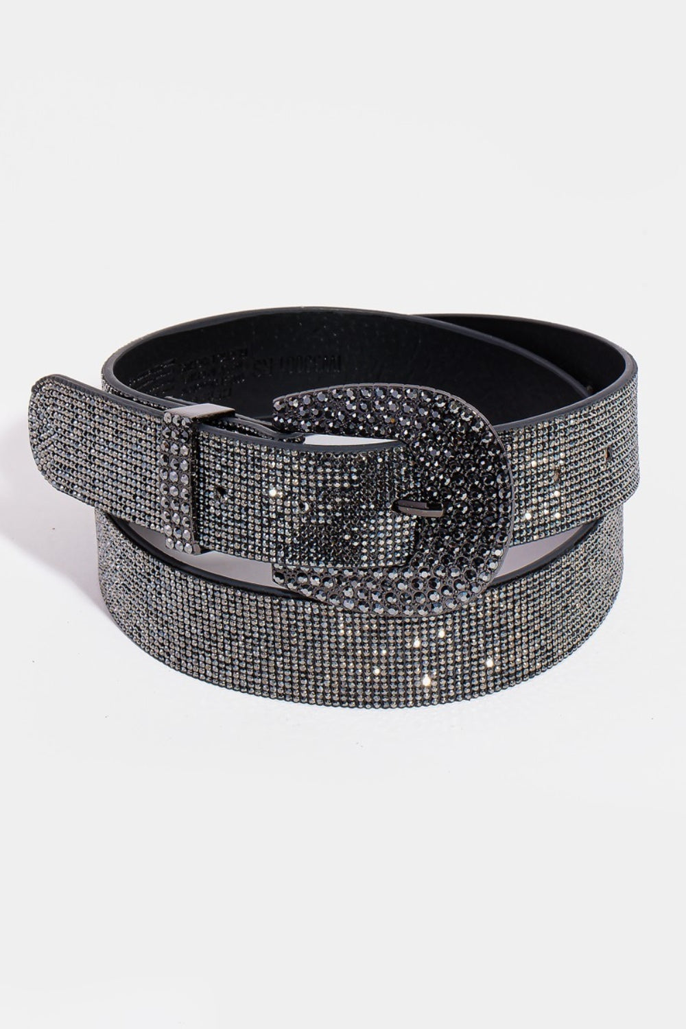 Rhinestone Embellished Belt - 2 colors