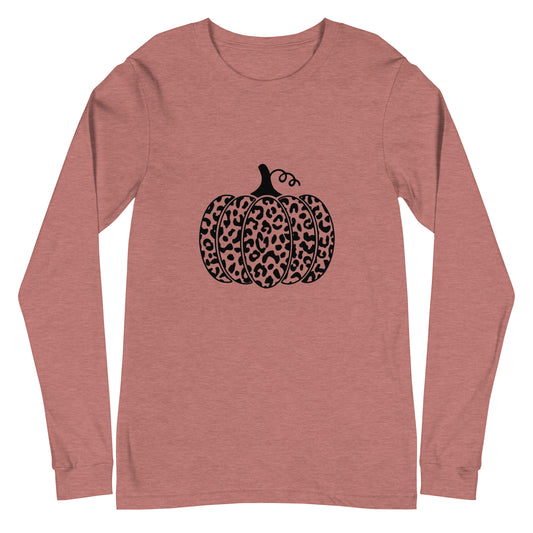 Cheetah Pumpkin Long Sleeve Tee - 13 colors