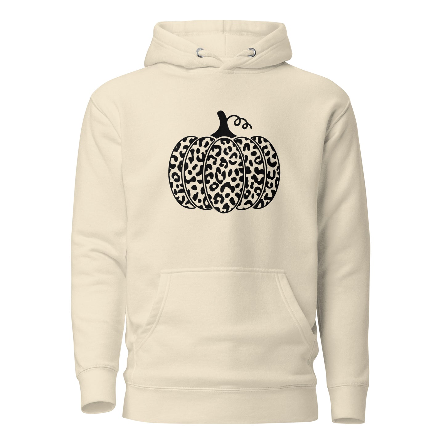 Cheetah Pumpkin Hoodie - bone