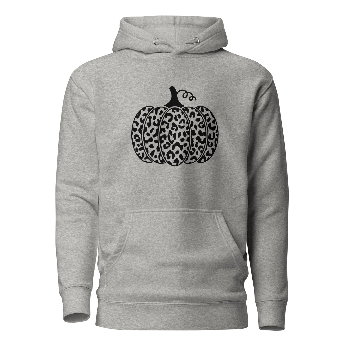 Cheetah Pumpkin Hoodie - grey