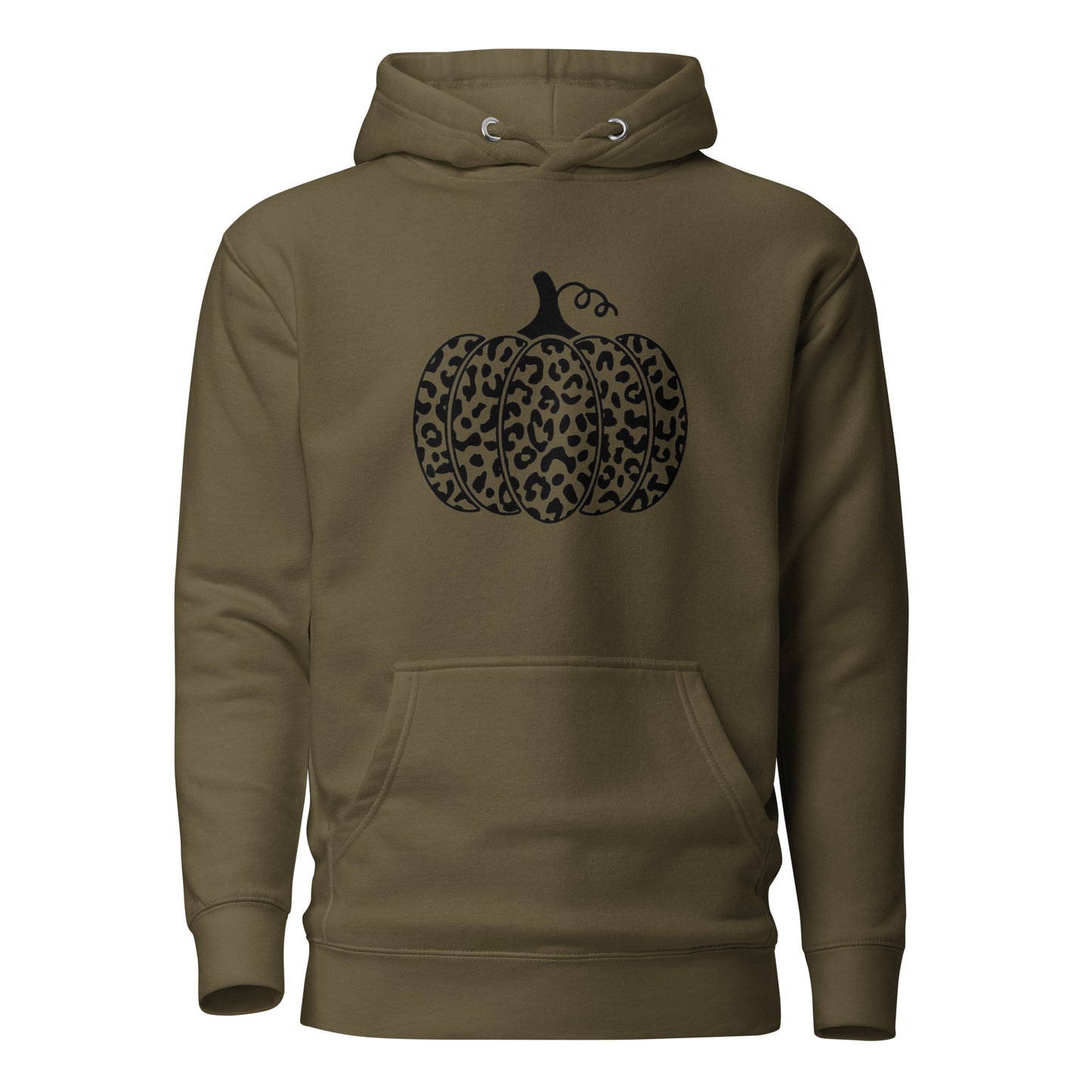 Cheetah Pumpkin Hoodie - military green